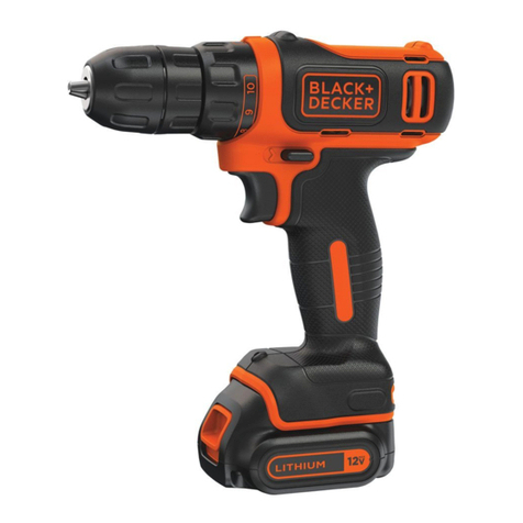 Black & Decker BDCDD12C User manual