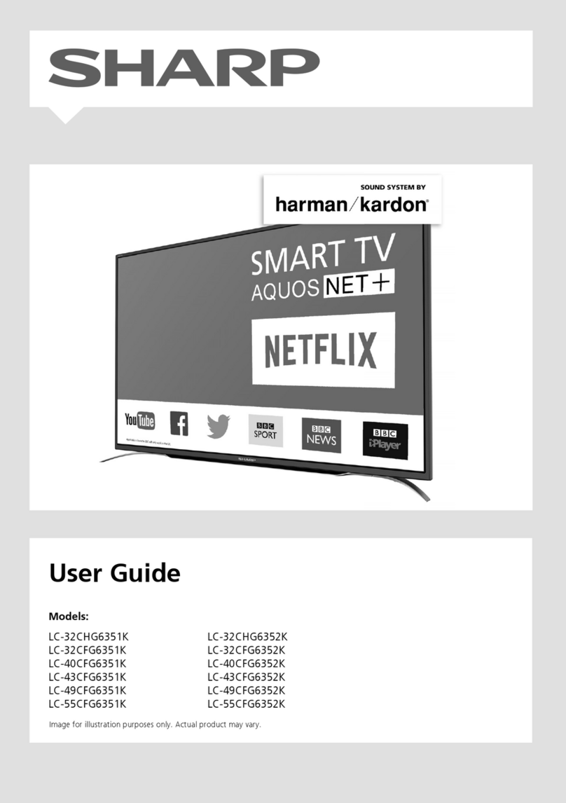 Sharp LC-32CHG6351K User manual