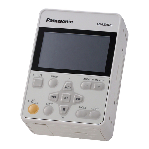 Panasonic POVCAM AG-MDR25P User manual