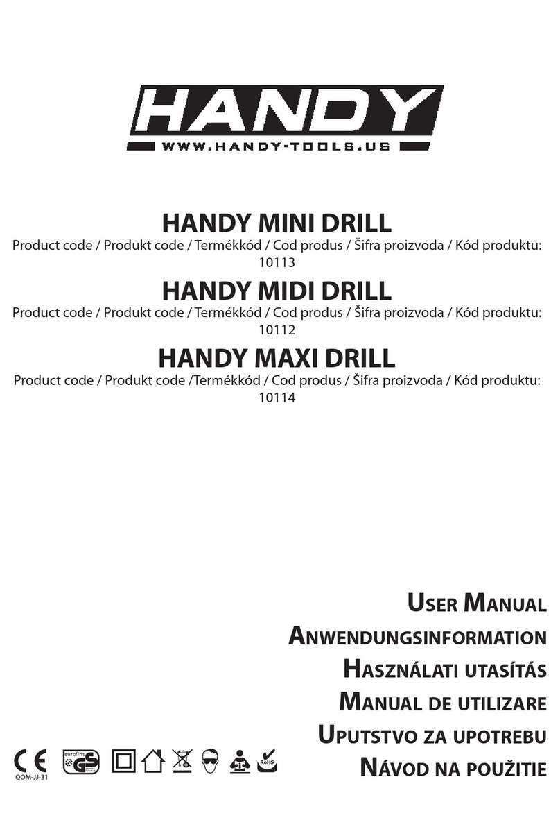 The Handy 10113 User manual
