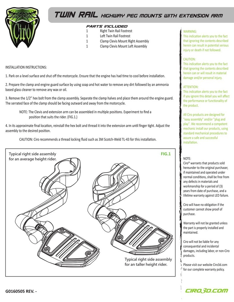 Ciro TWIN RAIL quick start guide