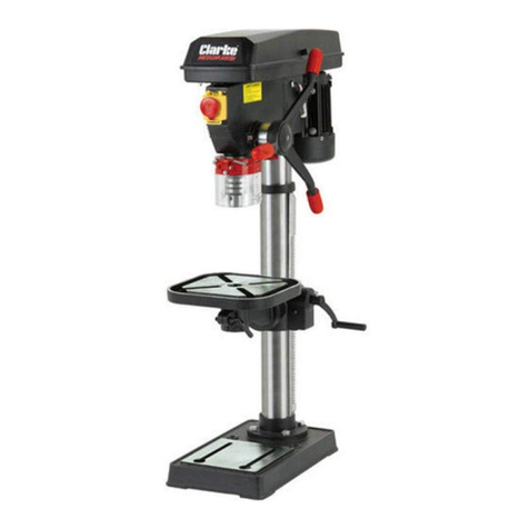 Clarke Metalworker CDP202B Operation & maintenance instructions