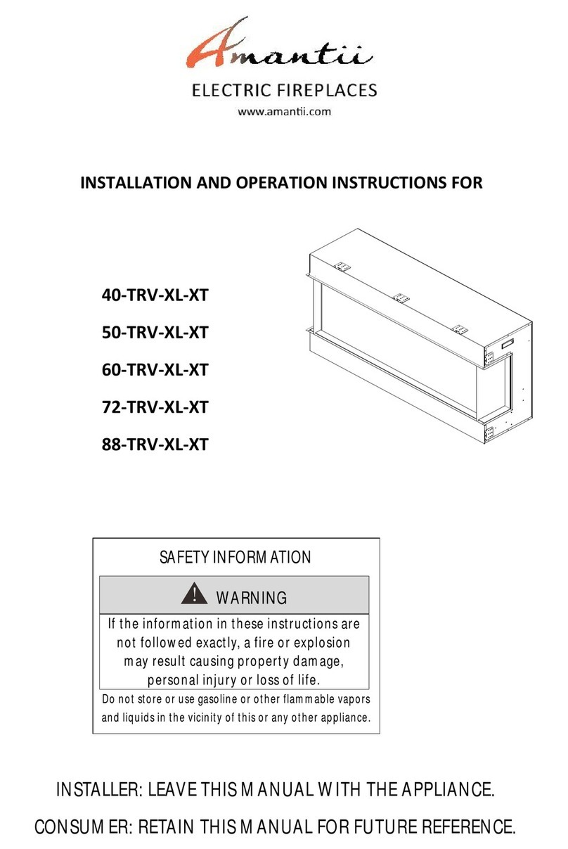 Amantii 40-TRV-XL-XT Owner's manual
