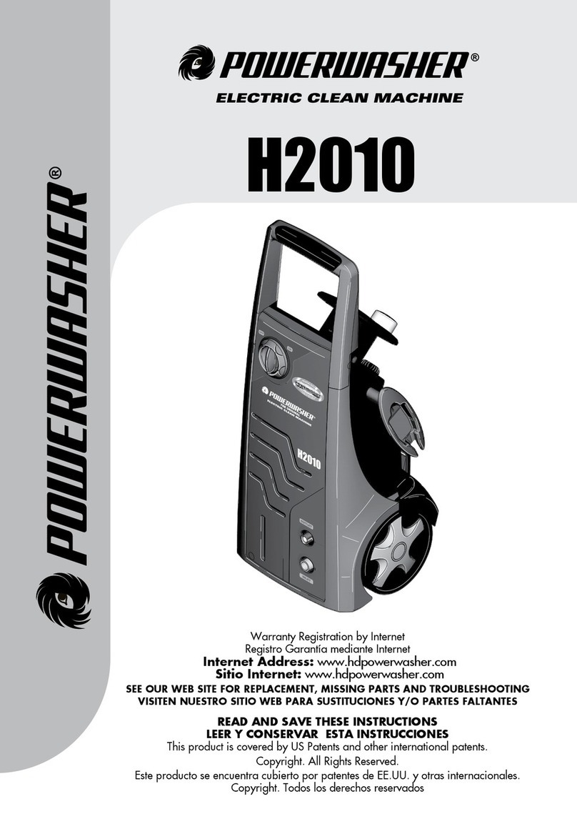 PowerWasher H2010 User manual
