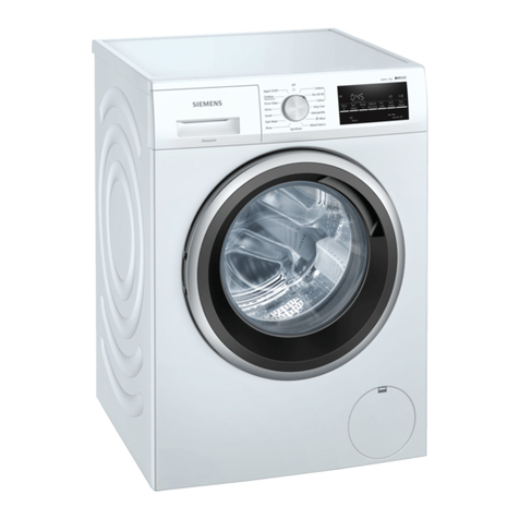 Siemens WM14UT89GB User manual and installation instructions