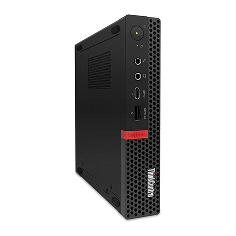Lenovo ThinkCentre M720q User guide and hardware maintenance manual