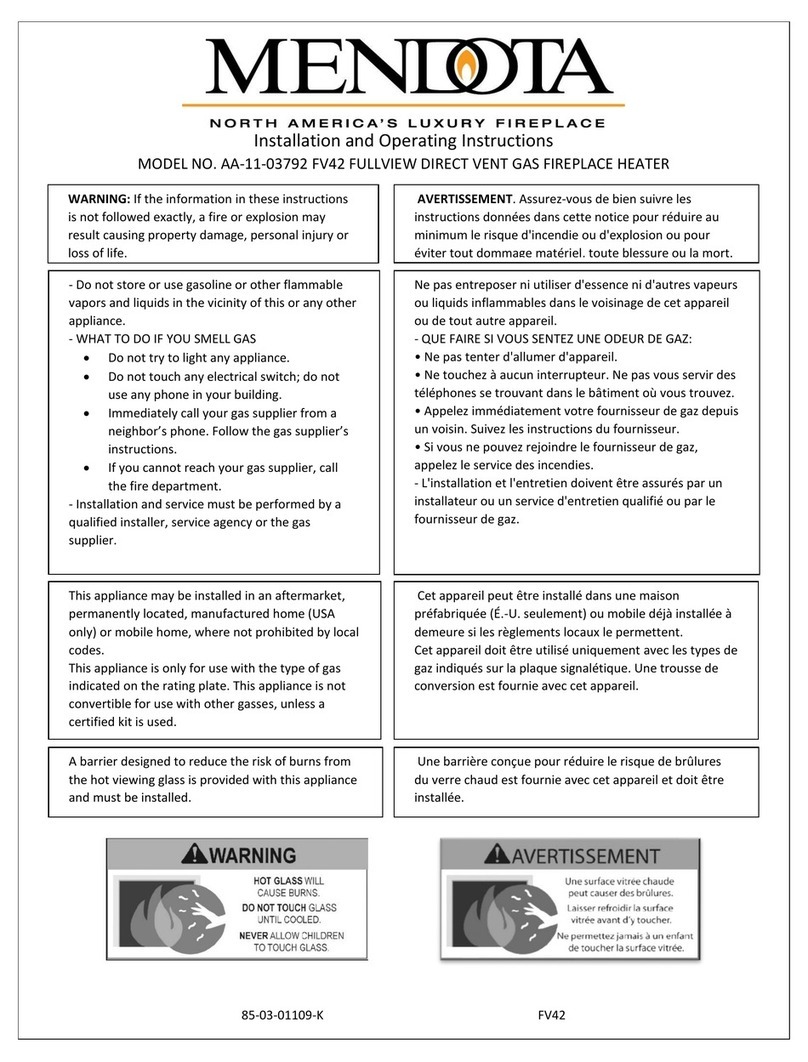 Mendota AA-11-03792 Installation and operating instructions Mendota AA-11-03792 Installation and operating instructions