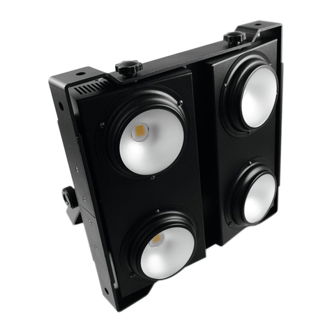 EuroLite Audience Blinder 4x50W LED COB 3200K User manual