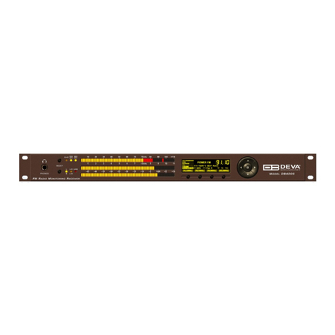 DEVA Broadcast DB4005 Maintenance and operation instruction manual