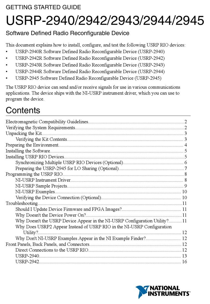 National Instruments USRP-2940 User manual