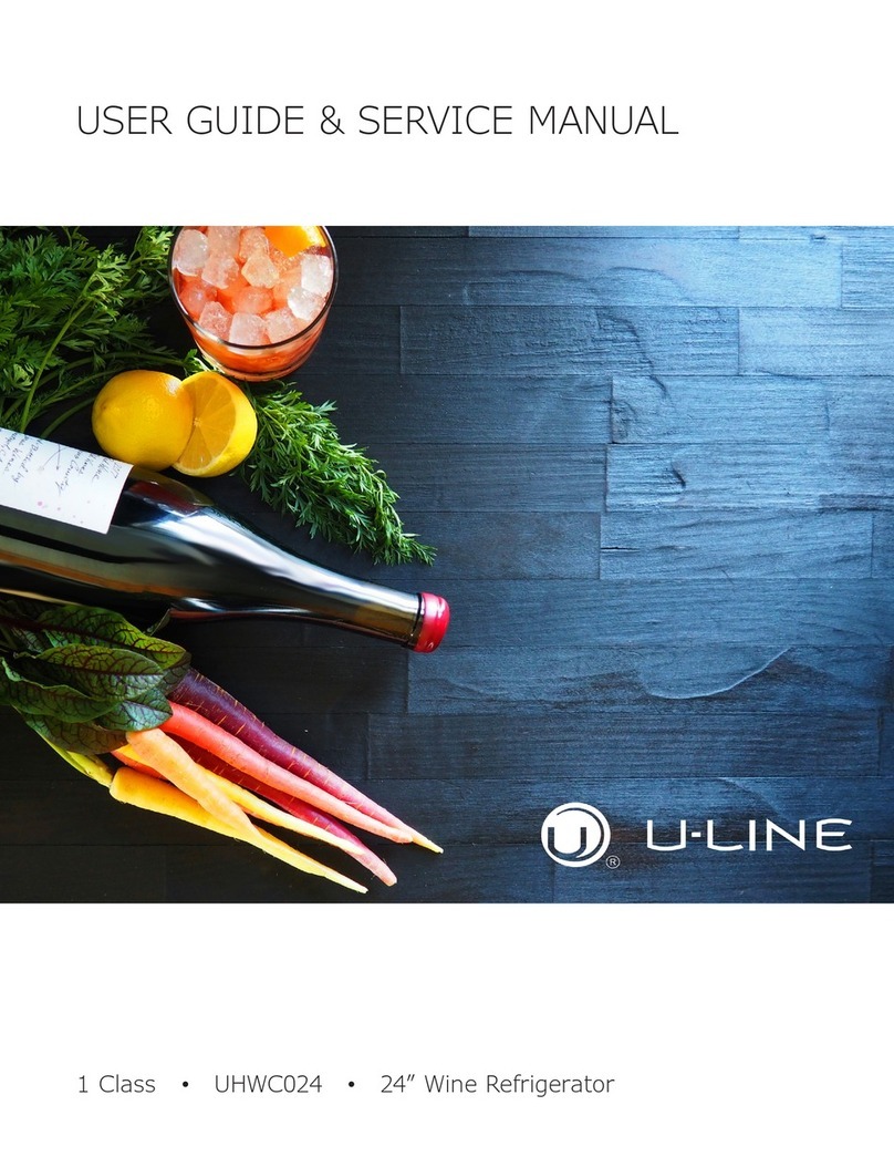 U-Line UHWC024 Installation manual