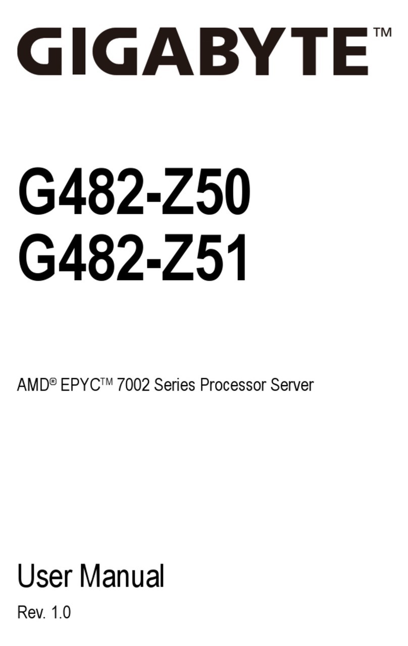 Gigabyte G482-Z50 User manual