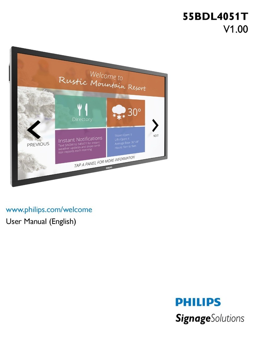 Philips 55BDL4051T User manual
