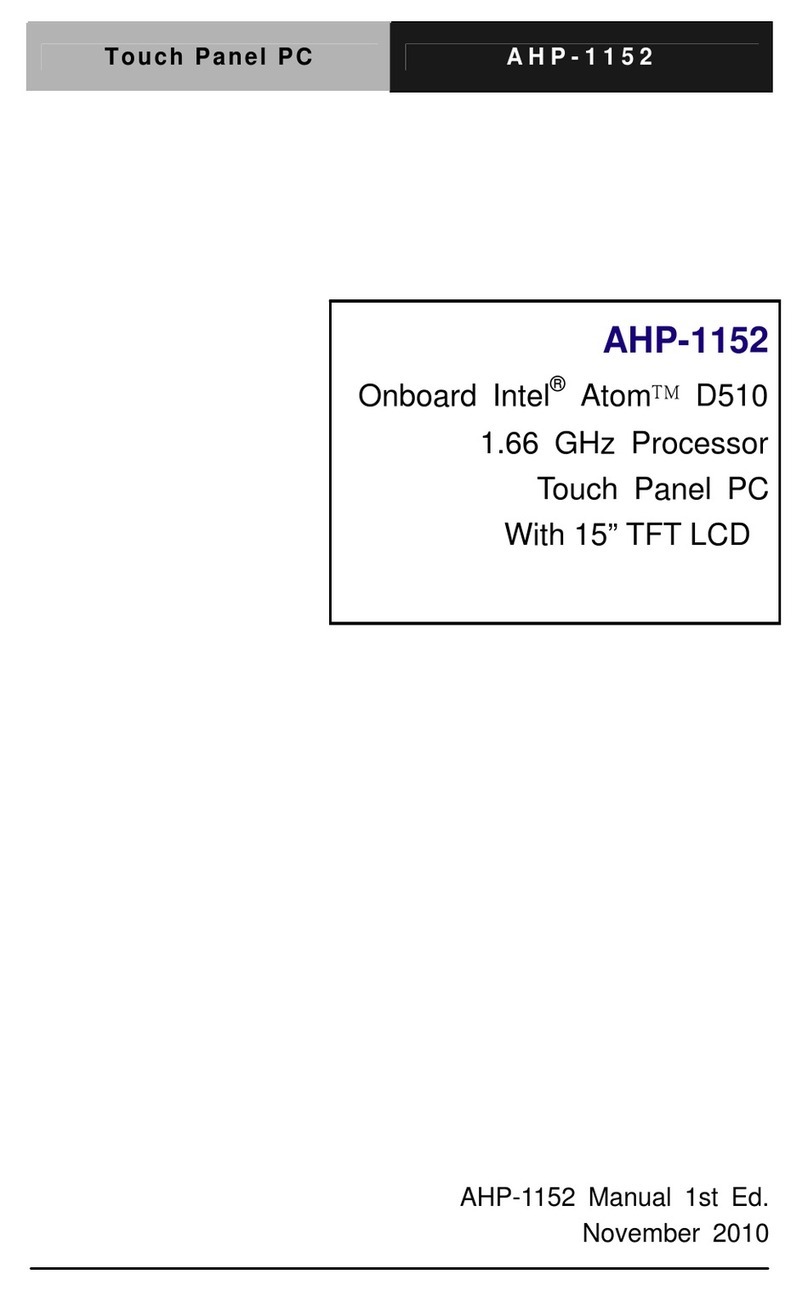 Aaeon AHP-1152 User manual
