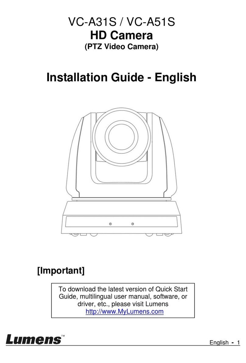 Lumens VC-A31S installation guide