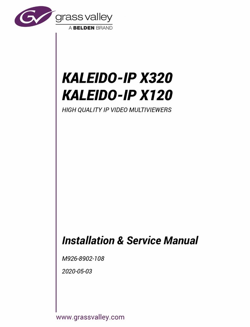 Belden GRASS VALLEY KALEIDO Series Supplement