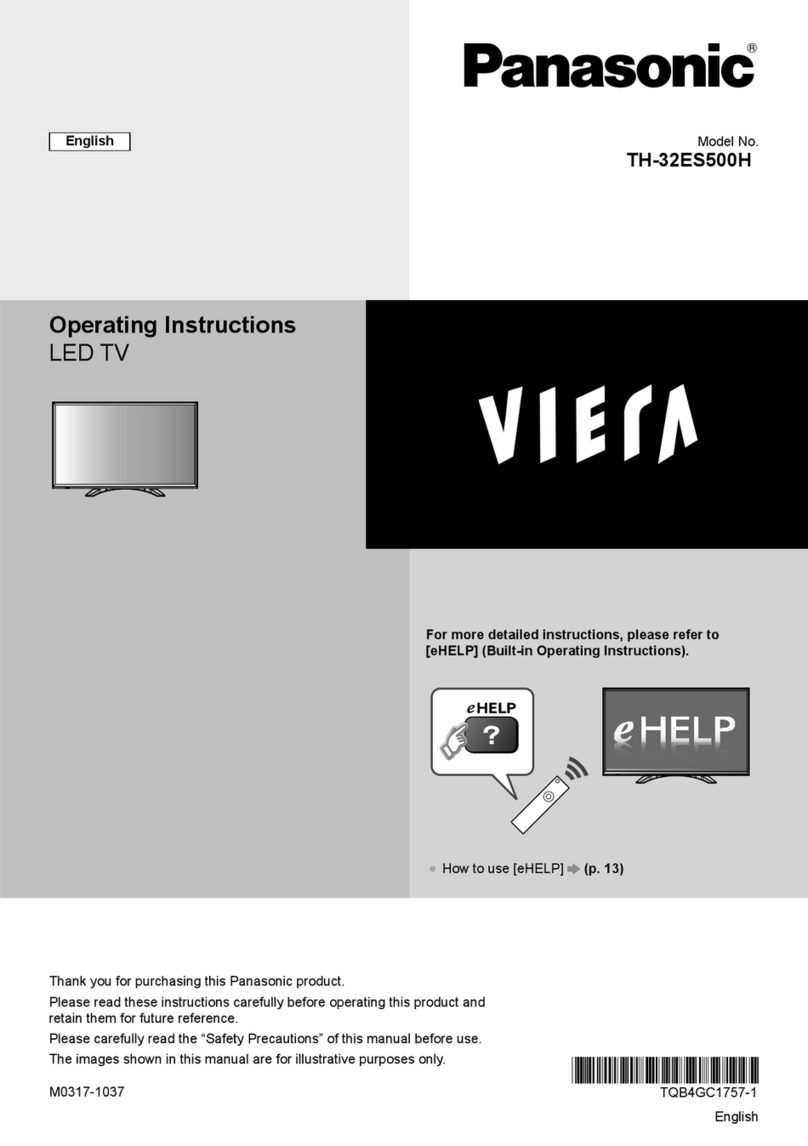 Panasonic VIERA TH-32ES500H User manual