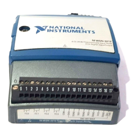 National Instruments WSN-3212 User manual National Instruments WSN-3212 User manual