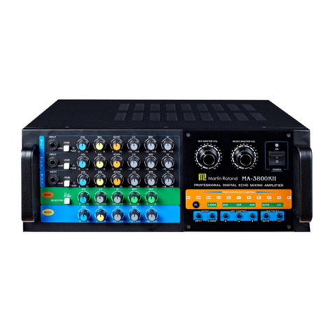 Martin Roland MA-3800KII Operation manual