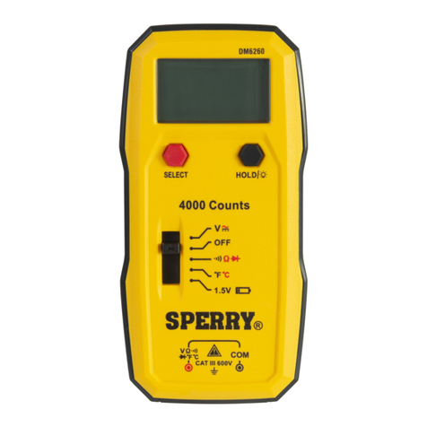 Sperry instruments DM6260 User manual