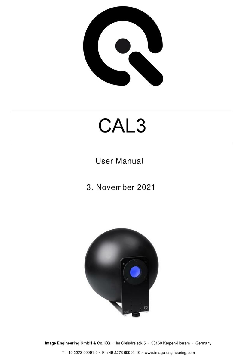 Image Engineering CAL3 User manual
