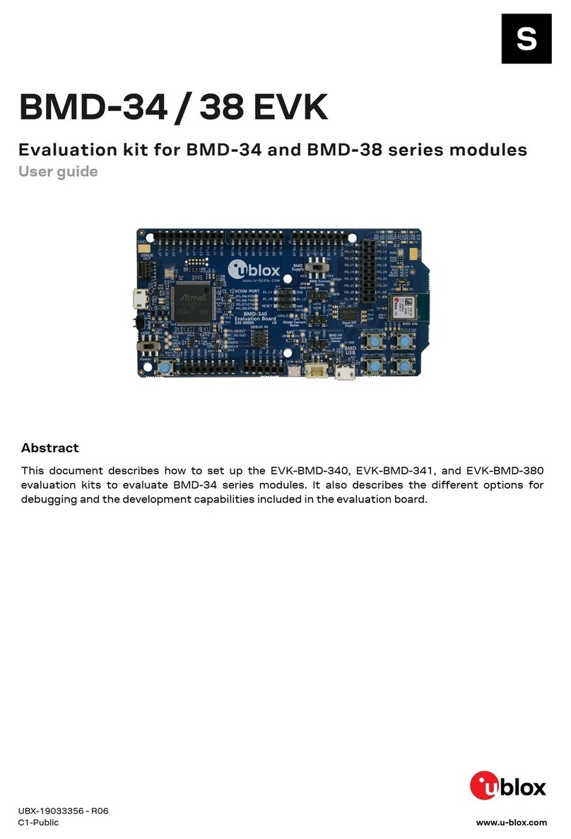 Ublox BMD-38 EVK user guide