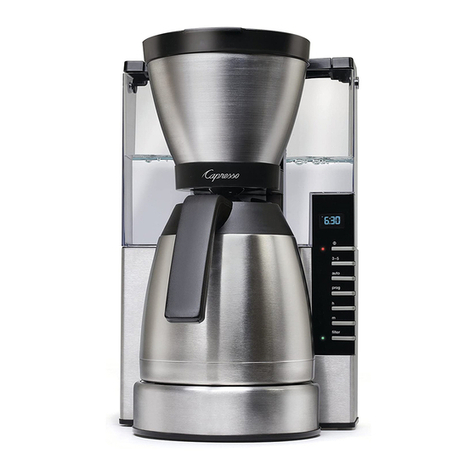 Capresso MT900 User manual