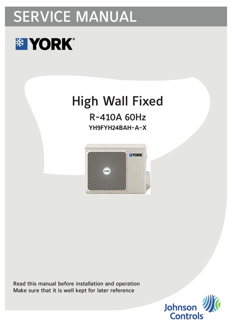 York YH9FYH24BAH-A-X User manual