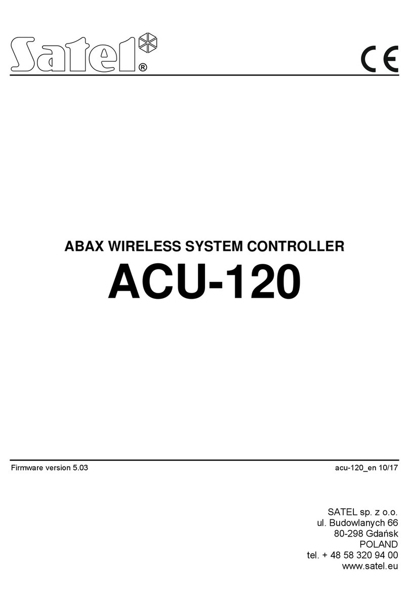 Satel ACU-120 User manual