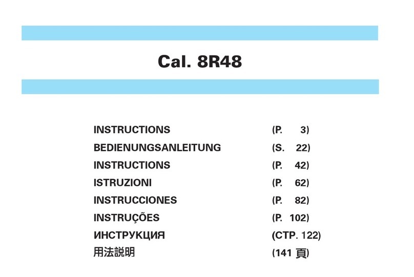 Seiko 8R48 User manual