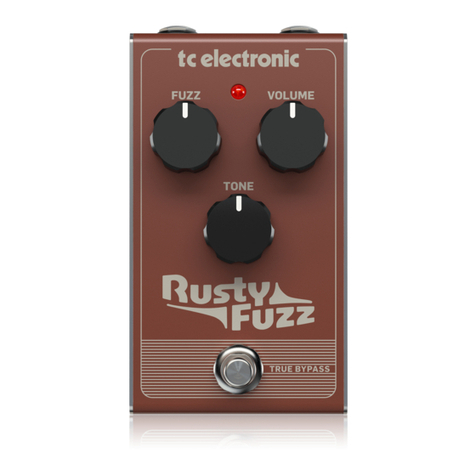 TC Electronic RUSTY FUZZ User manual
