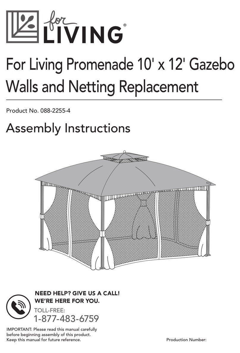 for Living 088-2255-4 Assembly instructions