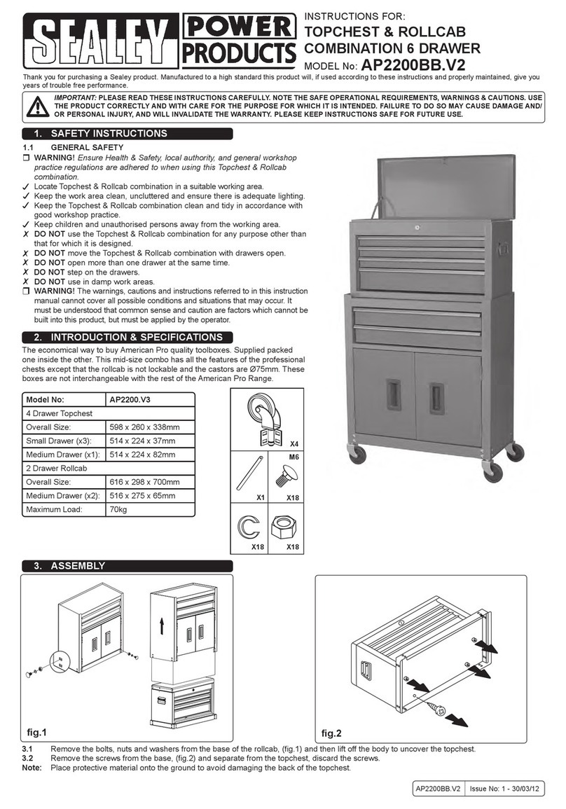 Sealey AP2200BB.V2 User manual