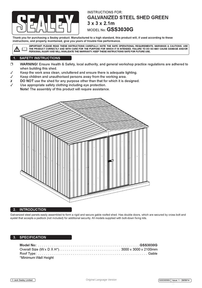 Sealey GSS3030G User manual
