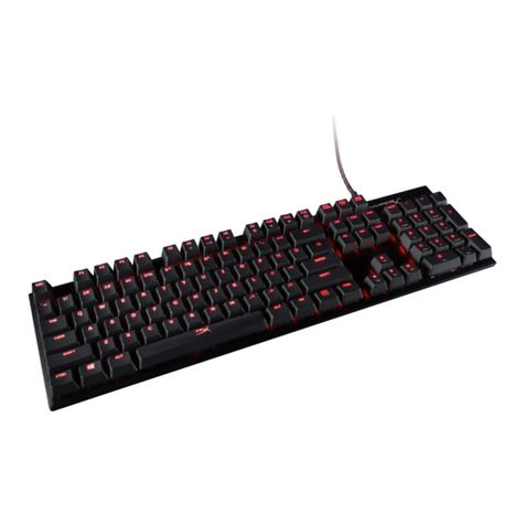 HyperX HX-KB1BL1-LA/A4 User manual HyperX HX-KB1BL1-LA/A4 User manual