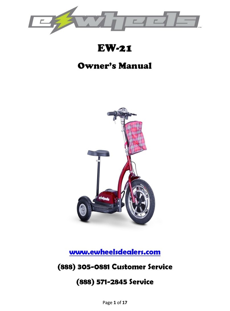ewheels EW-21 owner's manual