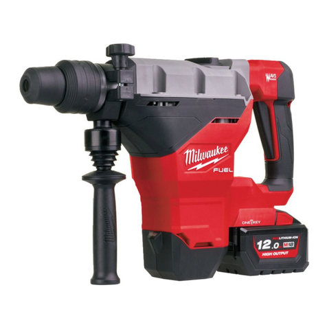 Milwaukee FUEL SDS-MAX M18 FHM Original instructions