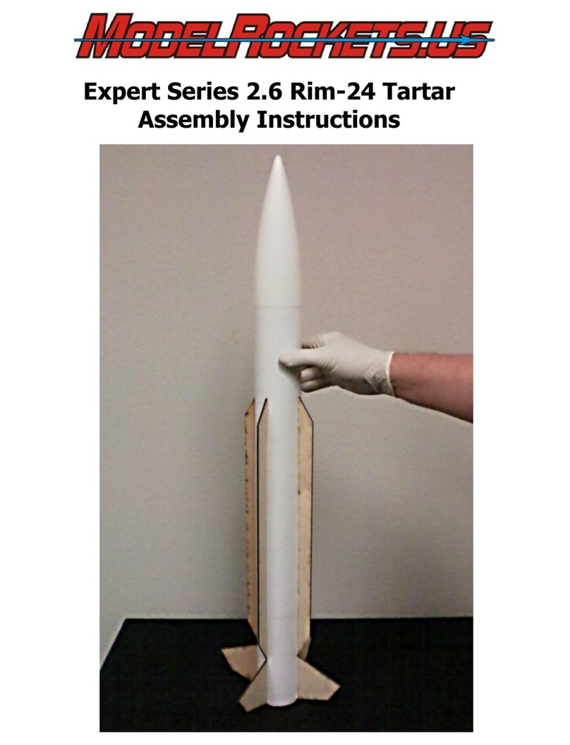 Model Rockets 2.6 Rim-24 Tartar Expert Series User manual