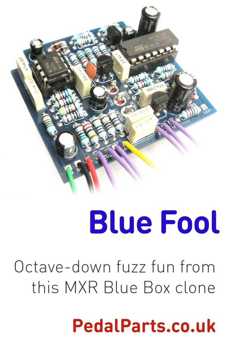 FuzzDog Blue Fool User manual