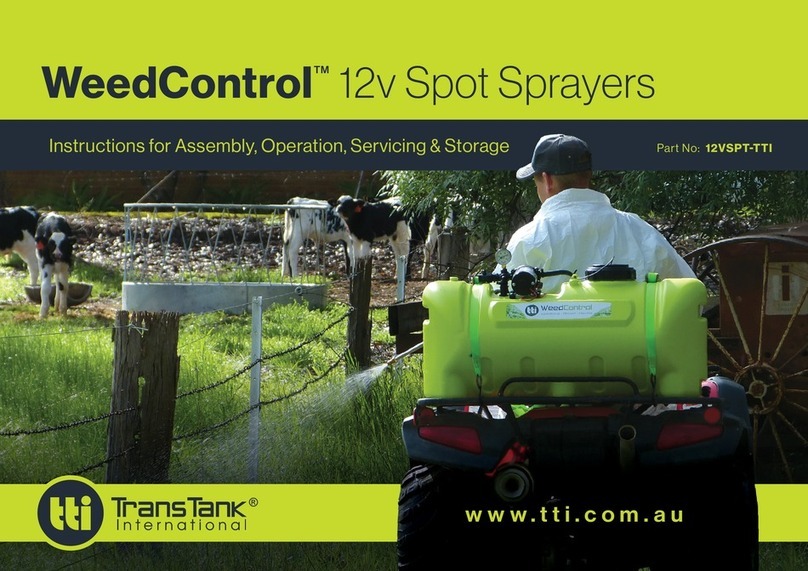TTI WeedControl 12VSPT-TTI INSTRUCTIONS FOR ASSEMBLY, OPERATION, SERVICING & STORAGE