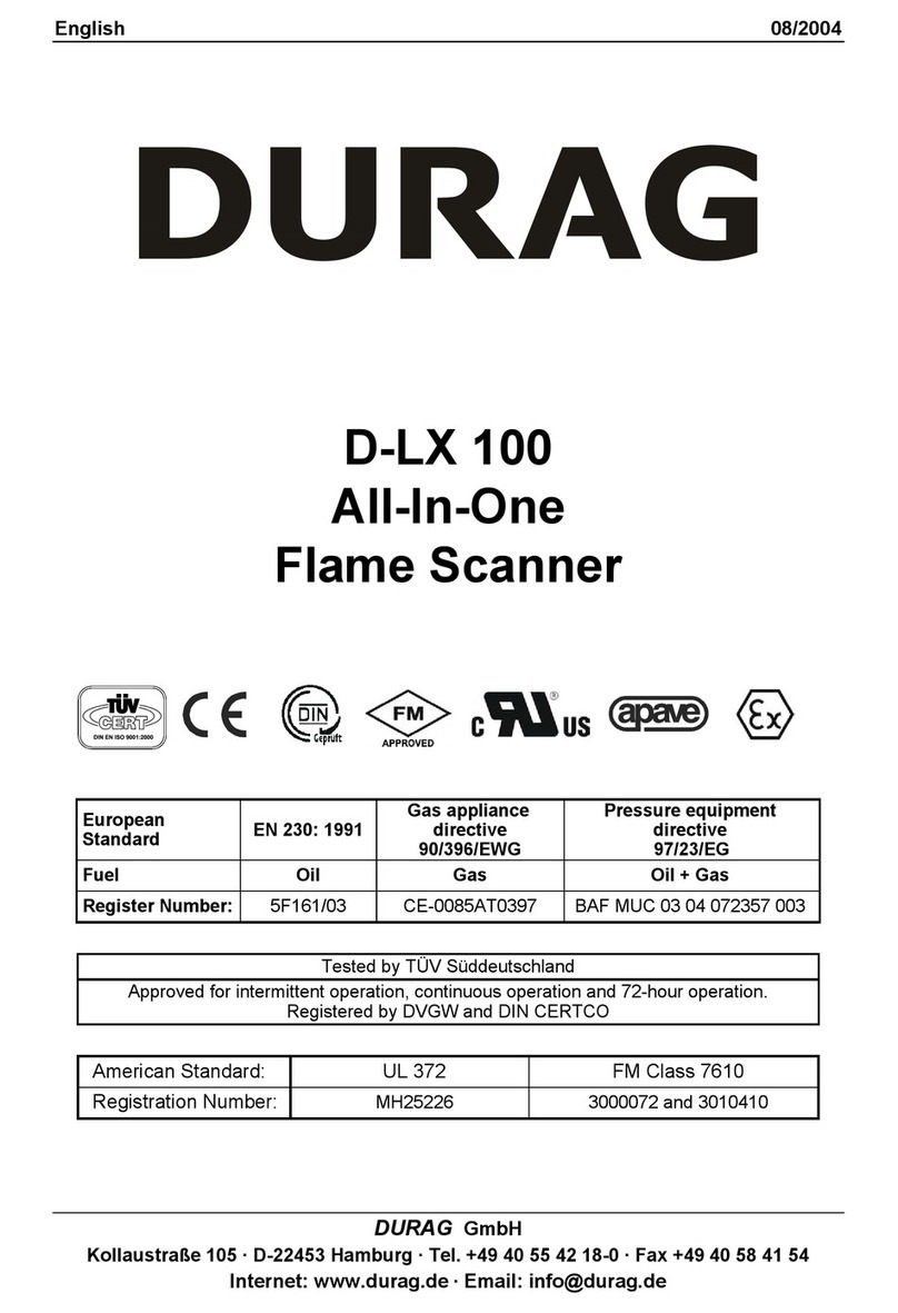 DURAG D-LX 100 All-In-One manual