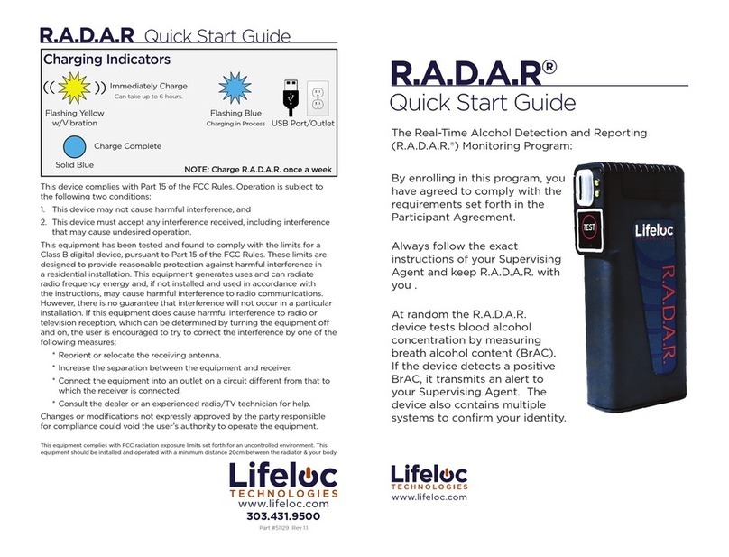 Lifeloc R.A.D.A.R. User manual