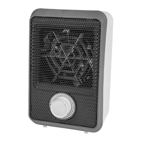 EUROM Fanheater 600 instruction manual