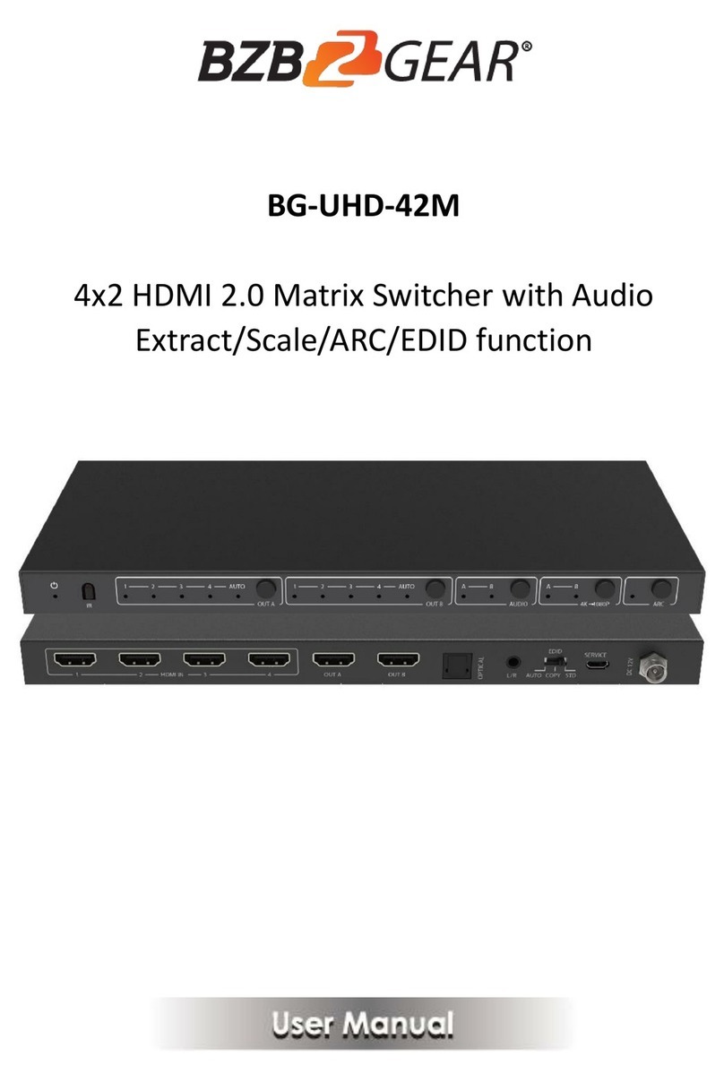 BZB Gear BG-UHD-42M user manual