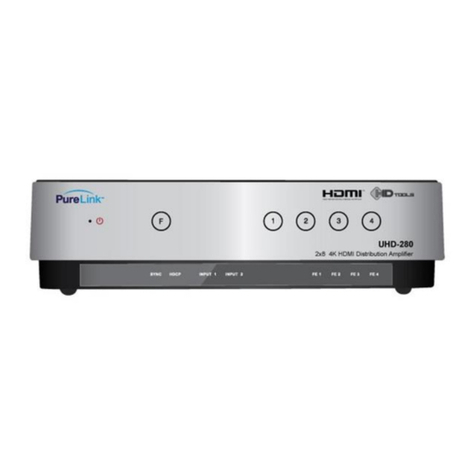 PureLink UHD-280 User manual PureLink UHD-280 User manual