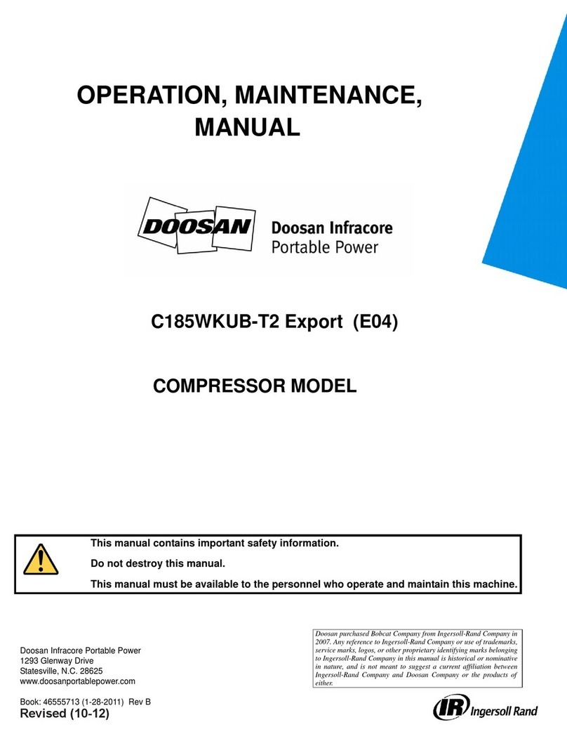 Ingersoll-Rand Doosan C185WKUB-T2 Export Manual