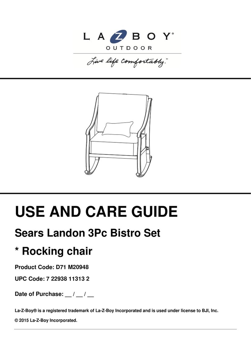 LAZBOY Sears Landon D71 M20948 User manual LAZBOY Sears Landon D71 M20948 User manual