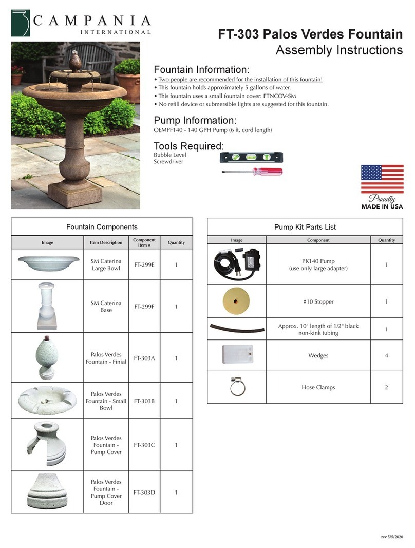 Campania International Palos Verdes FT-303 Assembly instructions Campania International Palos Verdes FT-303 Assembly instructions