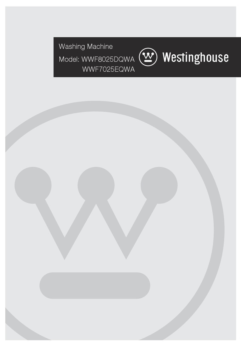 Westinghouse WWF8025DQWA user manual