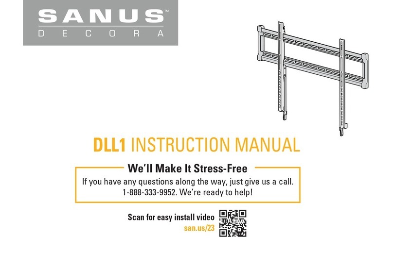 Sanus DLL1 instruction manual